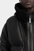 Hooded down parkas