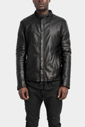 Daniele Basta | SS25 - "Sassa" Mandarin collar leather jacket