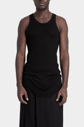 Julius_7 | AW25 - Cotton silk rib tank top, 917CUM24