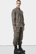 Crushed cotton shirt, Grey