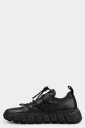 Puro | SS25 Low top laced leather sneakers - POWER HOUR