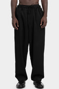 Y’s Yohji Yamamoto | Gabardine wool drawstring trousers ML-P04-103