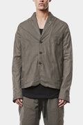 Thom Krom | SS25 - Crushed cotton blazer, Rock
