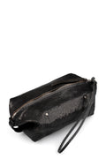 0-Hide | Cracked leather wash bag S26B6
