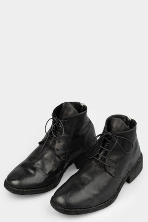 Incarnation Low top laced leather boots w back zip