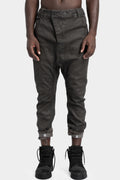 11 by BBS | P4C - Asymmetrical fly baggy jeans, Carbon coated