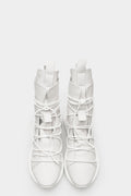 High top elastic laces sneakers, Light Grey