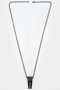 Rick Owens | Open trunk necklace , Black