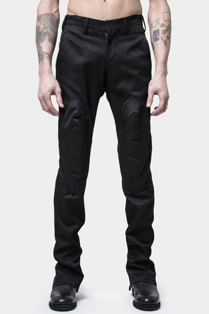 JULIUS_7 | AW23 - Shell Knee Skinny Wool Pants