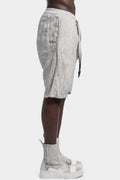 69 by Isaac Sellam | SS24 - Woven linen drawstring shorts, Alu