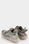 Culture Of Brave | Low top melt sole laced sneakers, Grey