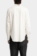 Marc Point | SS25 - Cotton jacquard shirt, White