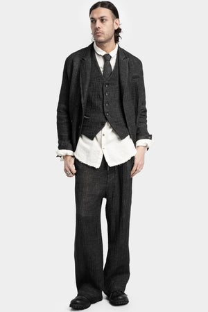 Marc Point | SS25 - Double breasted linen blend blazer
