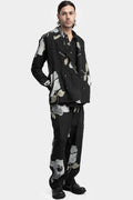 Marc Point | SS25 - Double breasted linen shirt jacket, Floral print