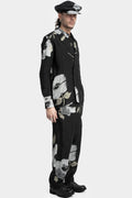 Marc Point | SS25 - Double breasted linen shirt jacket, Floral print