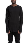 69 By Isaac Sellam | SS26 - Anatomical long sleeve tee, HUMANI-T Black