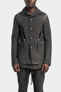 Patch pocket worker jacket, Plomb