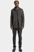 Patch pocket worker jacket, Plomb