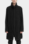 69 by Isaac Sellam | AW25 - High neck zip up wool coat