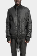 69 by Isaac Sellam | AW24 - Reflective high neck bomber jacket