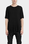 69 by Isaac Sellam | AW25 - Staple spine cashmere blend raglan t-shirt, ROYAL T NOIR