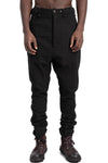 69 by Isaac Sellam | SS26 - Structured cotton trousers, Black DEGUINGANDE