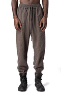 Andrea Ya'Aqov | AW26 - Cotton jogging pants, Mushroom Brown 26MFEB12