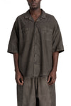 Andrea Ya'aqov | SS26 - Short sleeve shirt, Faded brown 26MWAG22T