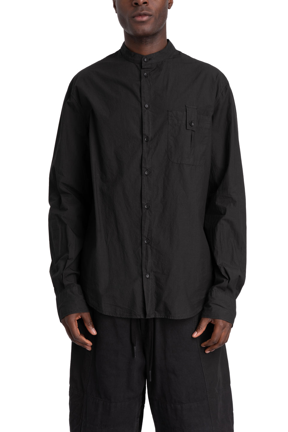 Mock neck shirt