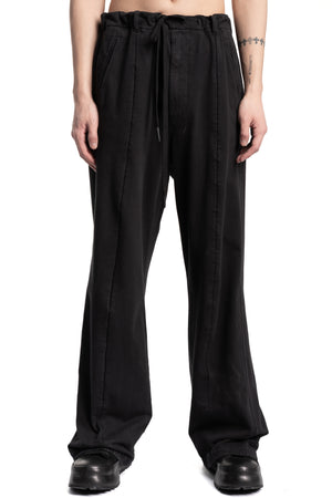 Andrea Ya'aqov | SS26 - Wide cotton jersey pants, 26MGOW11