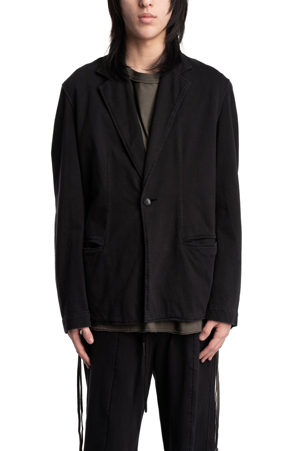 Andrea Ya'aqov | SS26 - Cotton jersey blazer, 26MGOW12