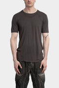 Blackmerle | SS25 - I01 Double neck tee, Shadow
