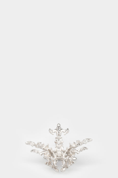 Ceremonial Tribute Skiy silver lip cuff