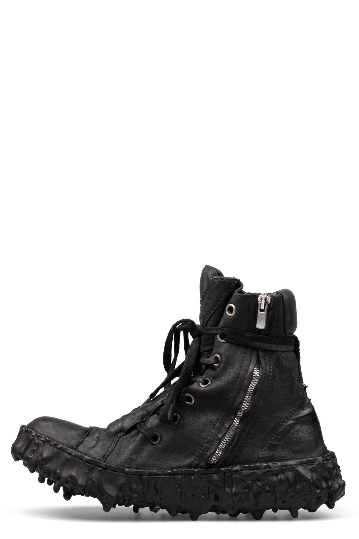 Culture Of Brave | High top melt sole laced wrap front sneakers MELM2W