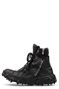 Culture Of Brave | High top melt sole laced wrap front sneakers MELM2W
