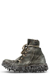 Culture of Brave | High top fold melt sole laced sneakers MELM2