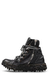 Culture of Brave Perforated High top melt sole laced sneakers MELM3