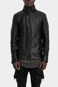D.Hygen | AW25 - Hooded leather jacket, ST105-0225A