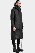 Masnada | AW24 - Down padded waxed cotton ripstop two layer Parkas