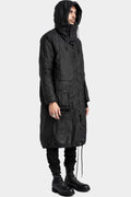 Masnada | AW24 - Down padded waxed cotton ripstop two layer Parkas