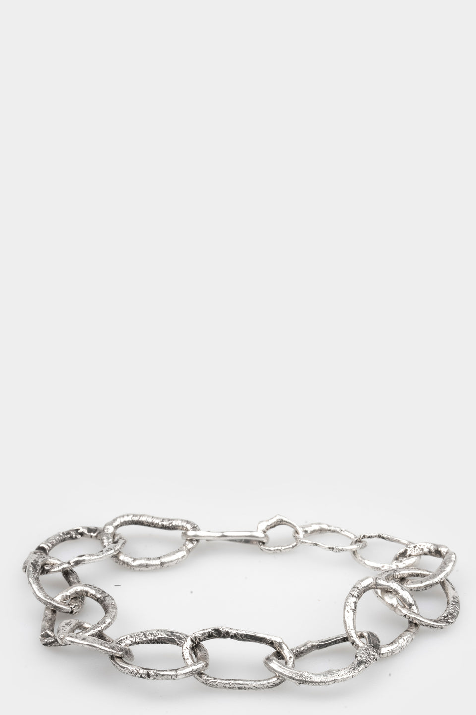 Chunky silver bracelet