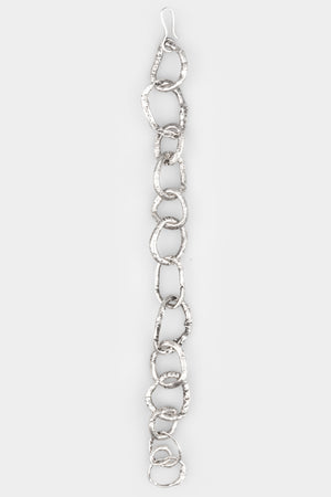 Chunky silver bracelet