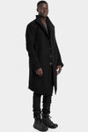 Incarnation | AW25 - Asymmetrical fly front high neck coat, 86-5450