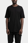 Stapled cotton t-shirt, Black