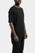 69 by Isaac Sellam | AW25 - Staple spine detail raglan t-shirt, Black