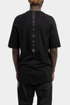 69 by Isaac Sellam | AW25 - Staple spine detail raglan t-shirt, Black