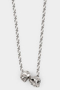Werkstatt München | Two skulls pendant necklace M3312