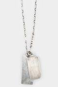 Double tag pedant necklace