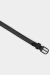 Salmon lined leather belt