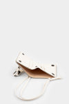 0-Hide | Leather neck wallet, F24W2 SNAP HOLDER, White